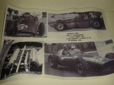 Super Kit Ferrari 555 Formula 1 "Supersqualo" Gp di Monaco 1955 ( 2 versioni - 2 Versions ) - Metal Kit 1:43